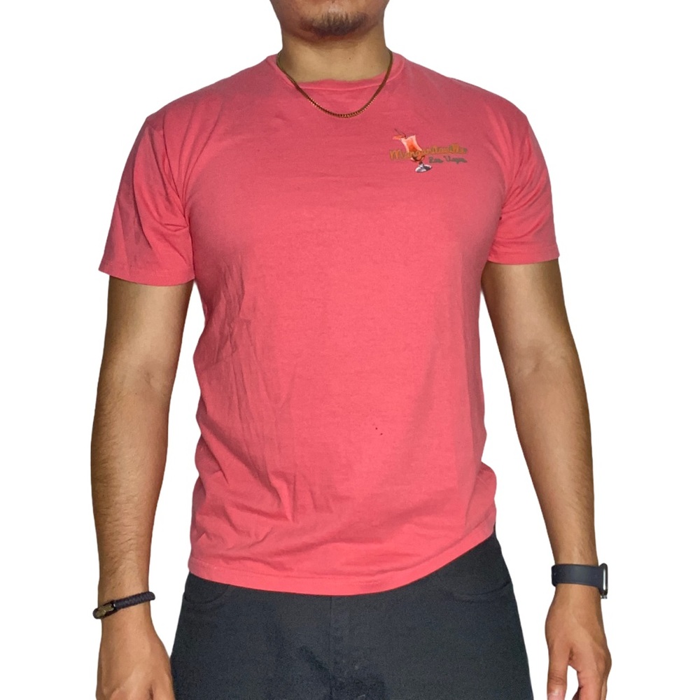 Salmon colored Margaritaville Las Vegas Tshirt